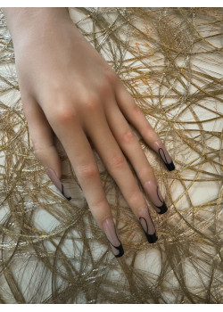 Black line French Tips
