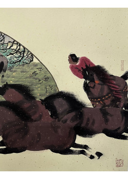 Galloping Horse in the Museum